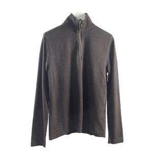 Banana Republic Men’s Gray 1/4 Zip Pullover Sweater Size M
